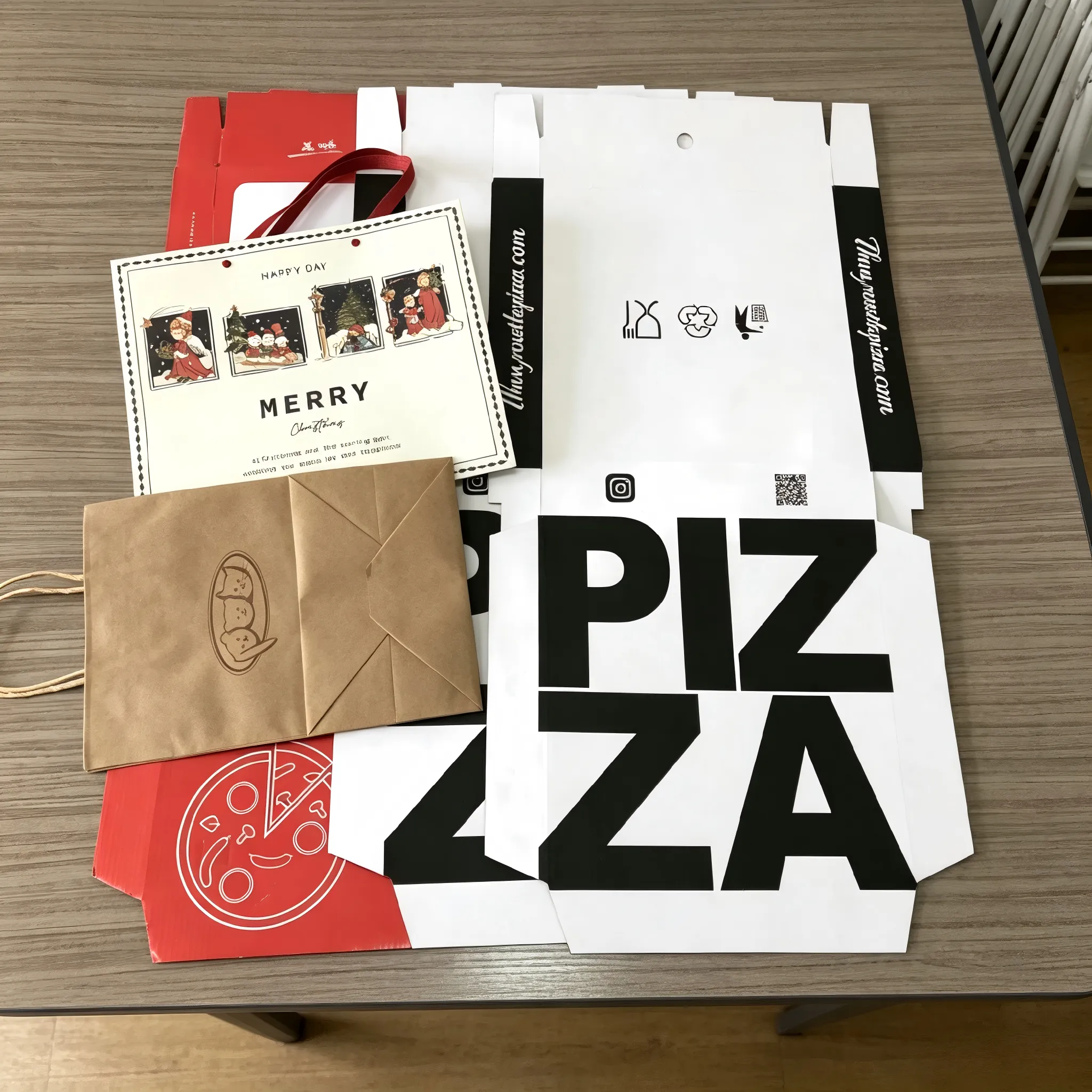 Zemeijia がピザの包装サンプルをカナダに配送