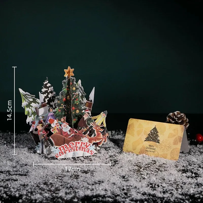 Christmas 3D paper card