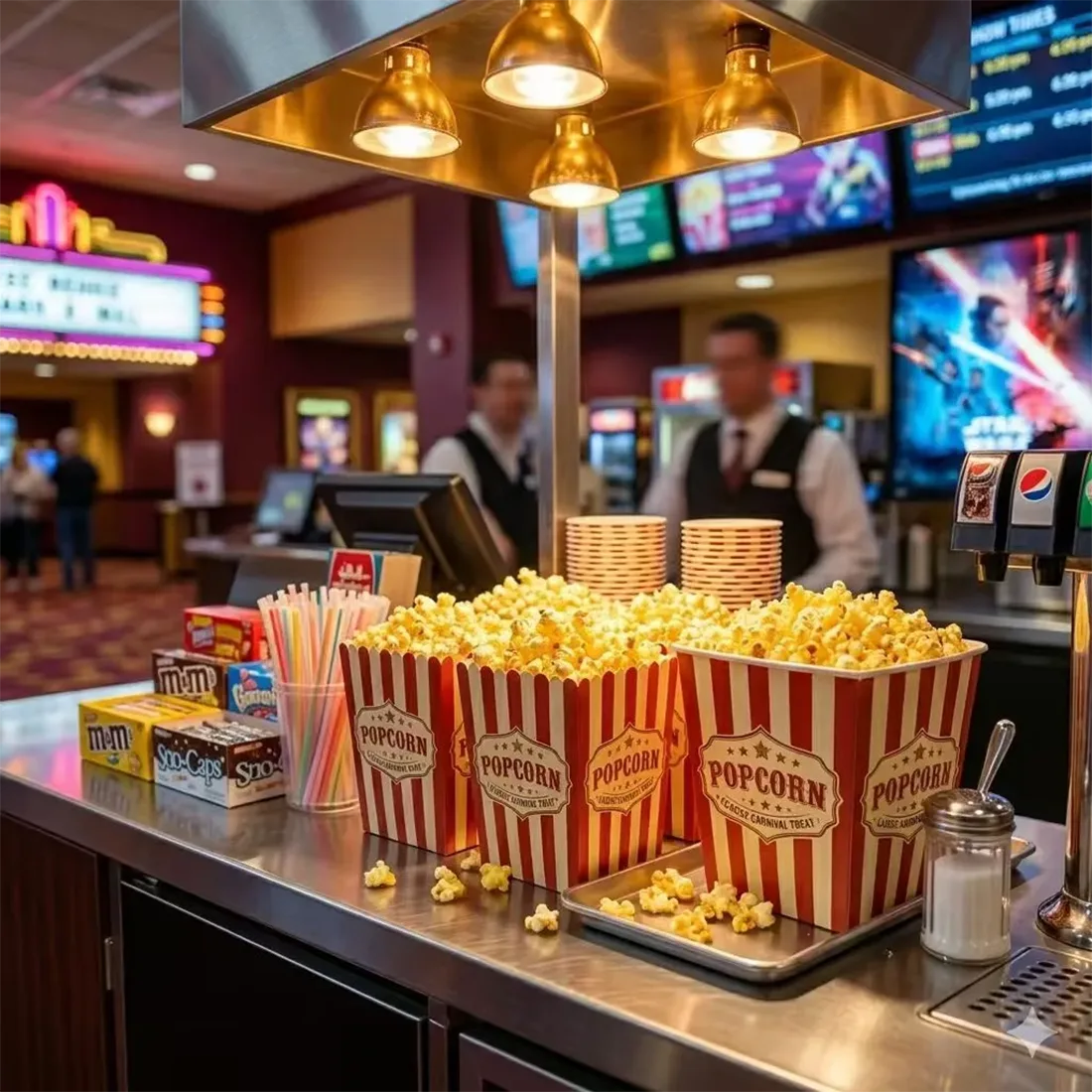 Popcorn Paper Box Tub